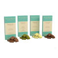 Load image into Gallery viewer, Wayne Raven chocolate gifts showing milk, matcha white, white, and dark milk chocolate